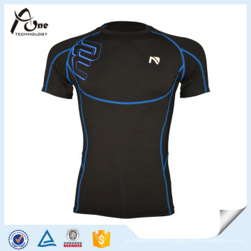 Custom Men′s Quick Dry Fitness Sports Wear Compression Basketball T-Shirt